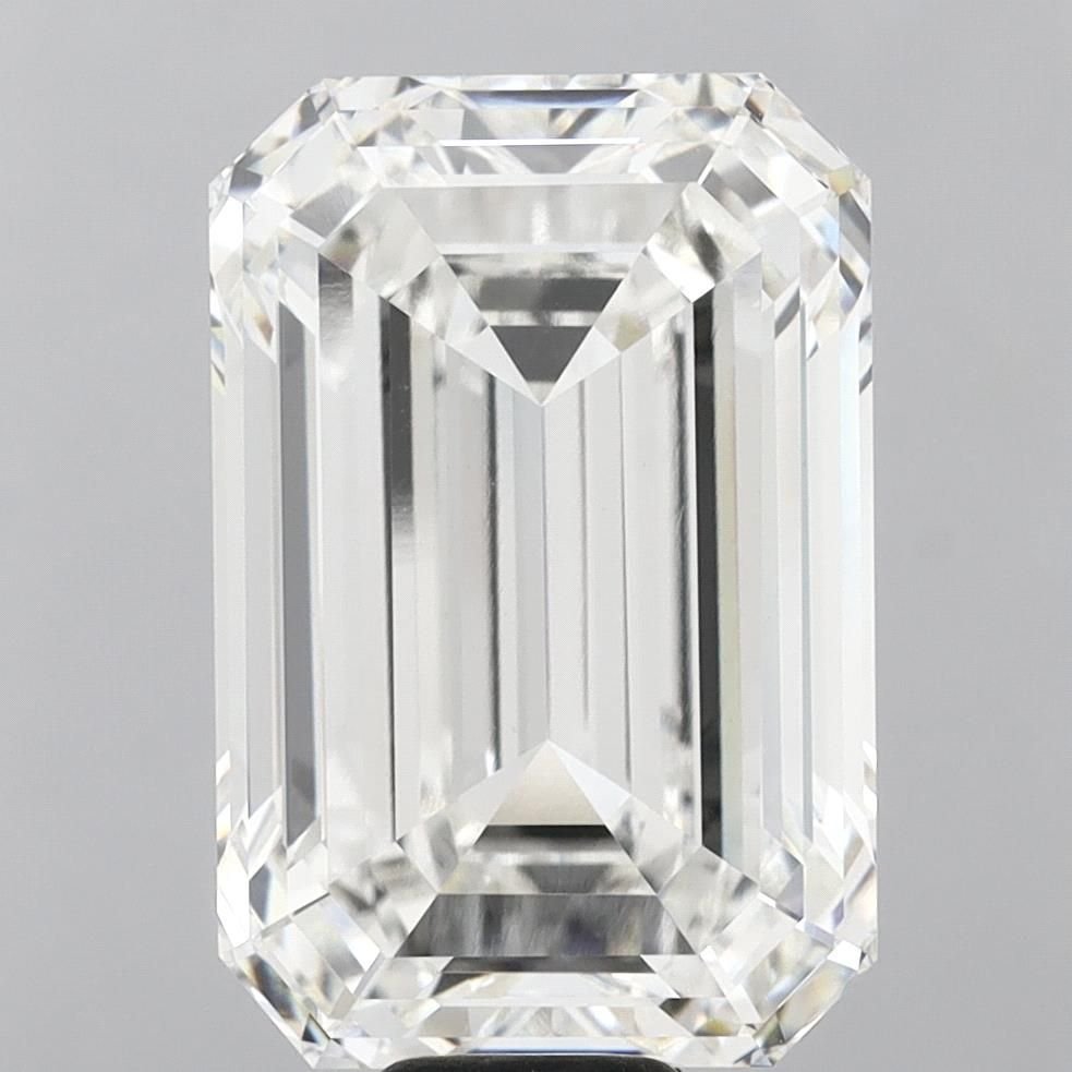 20.04ct G VVS2 Rare Carat Ideal Cut Emerald Lab Grown Diamond