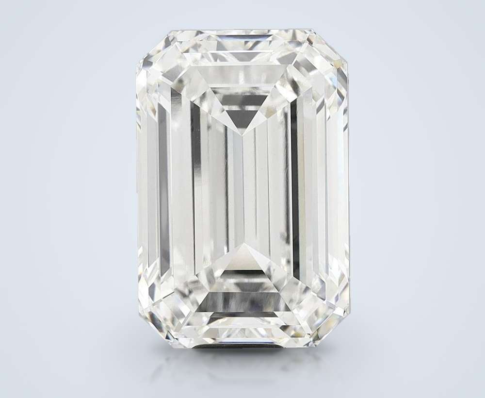 20.04ct G VVS2 Rare Carat Ideal Cut Emerald Lab Grown Diamond
