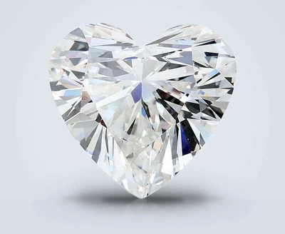 9.53ct F VS1 Rare Carat Ideal Cut Heart Lab Grown Diamond