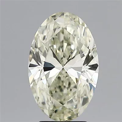 3.20ct K SI1 Rare Carat Ideal Cut Oval Diamond