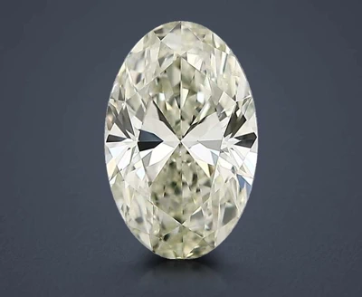 3.20ct K SI1 Rare Carat Ideal Cut Oval Diamond