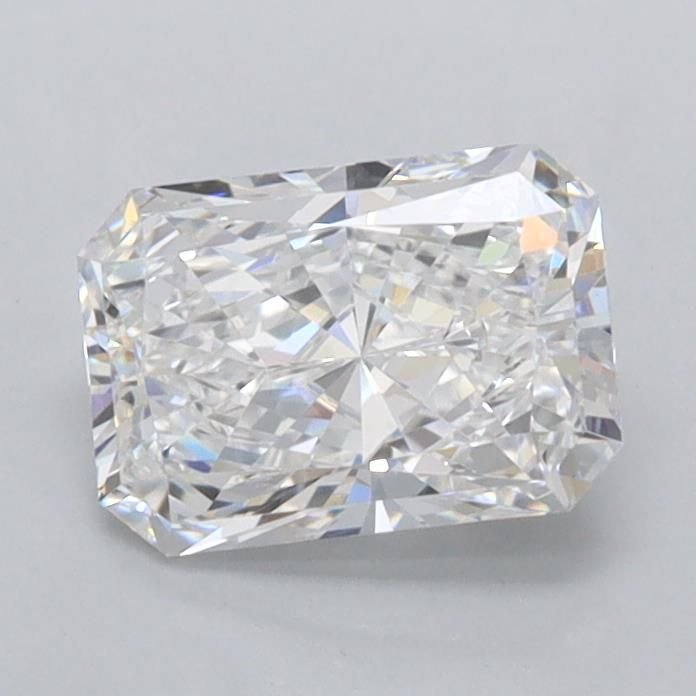 1.07ct D VVS2 Rare Carat Ideal Cut Radiant Lab Grown Diamond