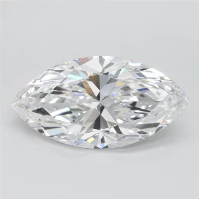 2.21ct D VVS1 Rare Carat Ideal Cut Marquise Lab Grown Diamond