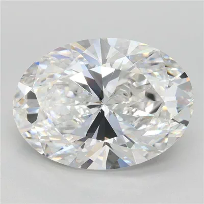 5.06ct E VVS2 Rare Carat Ideal Cut Oval Lab Grown Diamond
