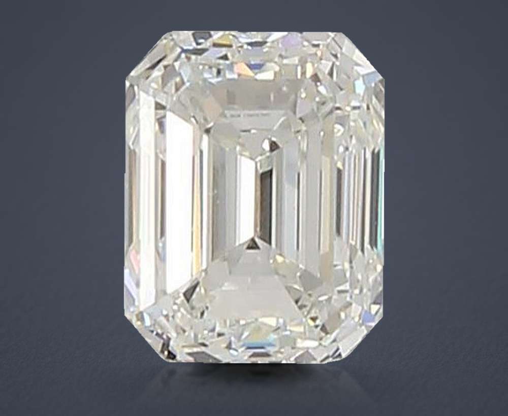 1.00ct J VVS1 Very Good Cut Emerald Diamond