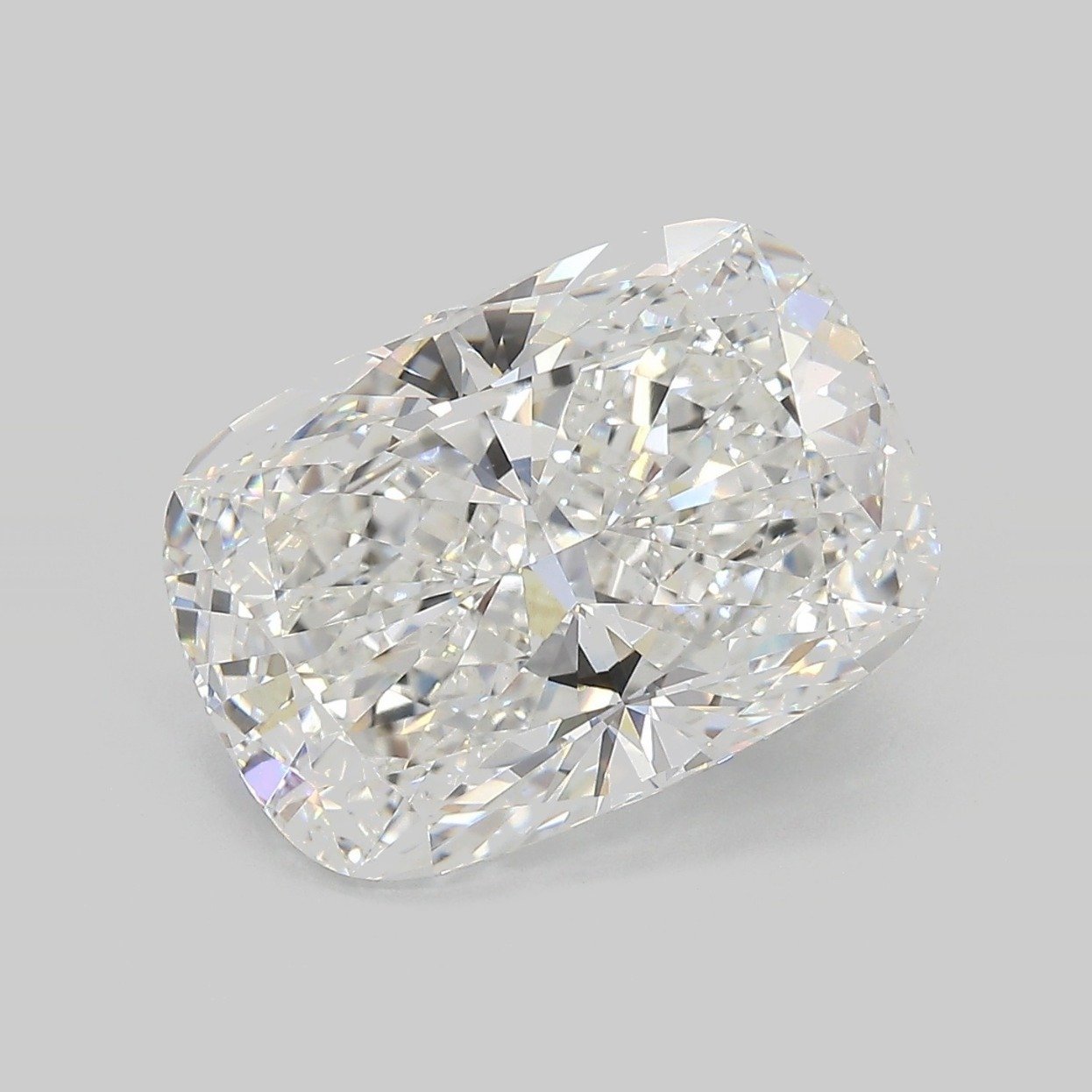 7.20ct E VVS2 Rare Carat Ideal Cut Cushion Lab Grown Diamond