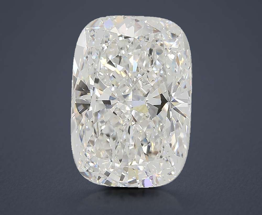 7.20ct E VVS2 Rare Carat Ideal Cut Cushion Lab Grown Diamond