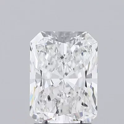 2.09ct E VS1 Rare Carat Ideal Cut Radiant Lab Grown Diamond