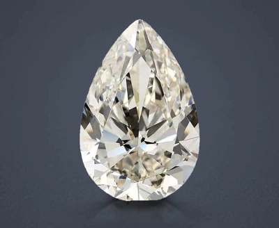 11.00ct I IF Rare Carat Ideal Cut Pear Diamond