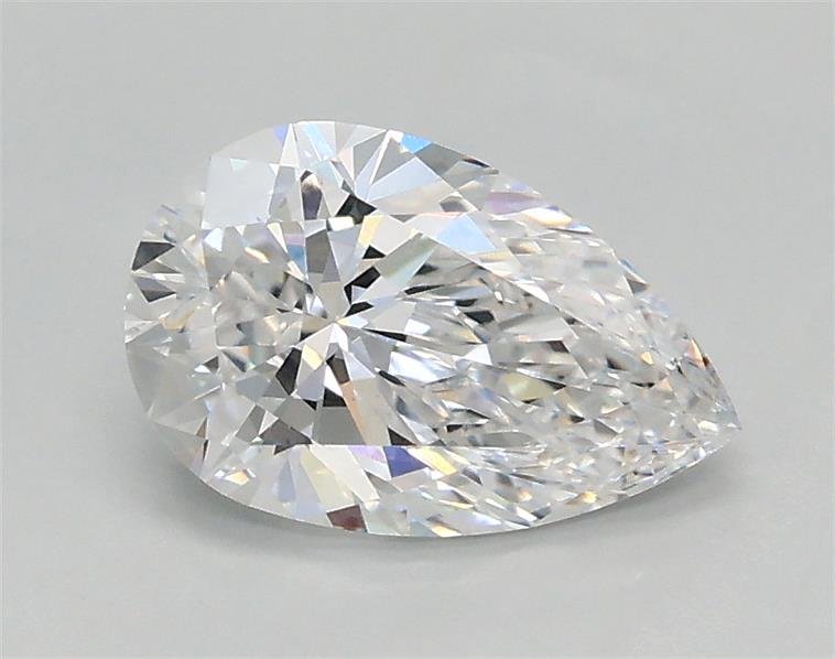 0.86ct D VVS1 Rare Carat Ideal Cut Pear Lab Grown Diamond