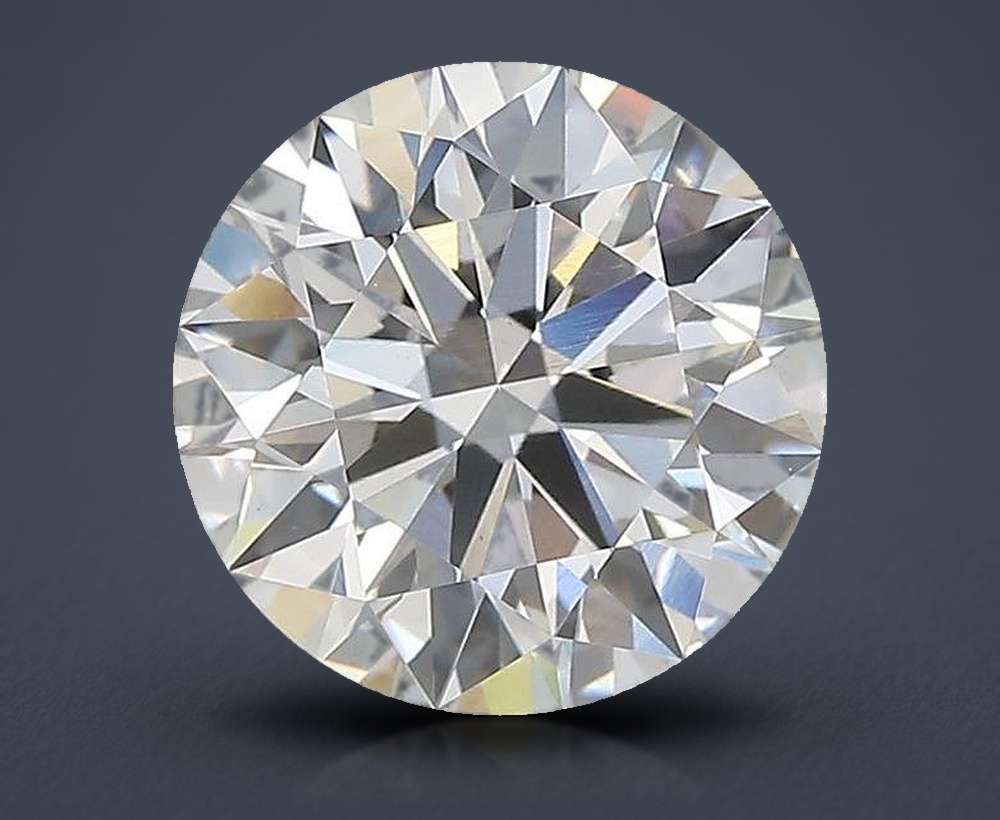 2.85ct D VS1 Rare Carat Ideal Cut Round Lab Grown Diamond