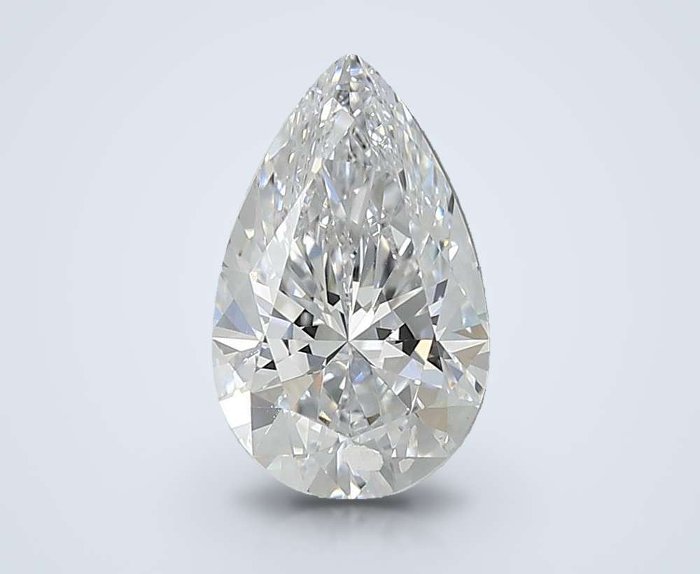 1.41ct E VVS2 Rare Carat Ideal Cut Pear Lab Grown Diamond