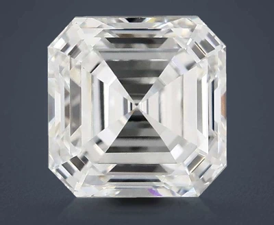 1.58ct E VVS2 Rare Carat Ideal Cut Asscher Lab Grown Diamond