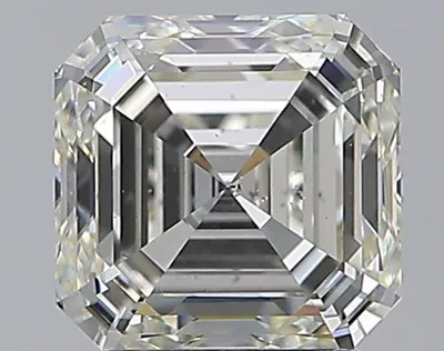 2.20ct J SI1 Rare Carat Ideal Cut Asscher Diamond