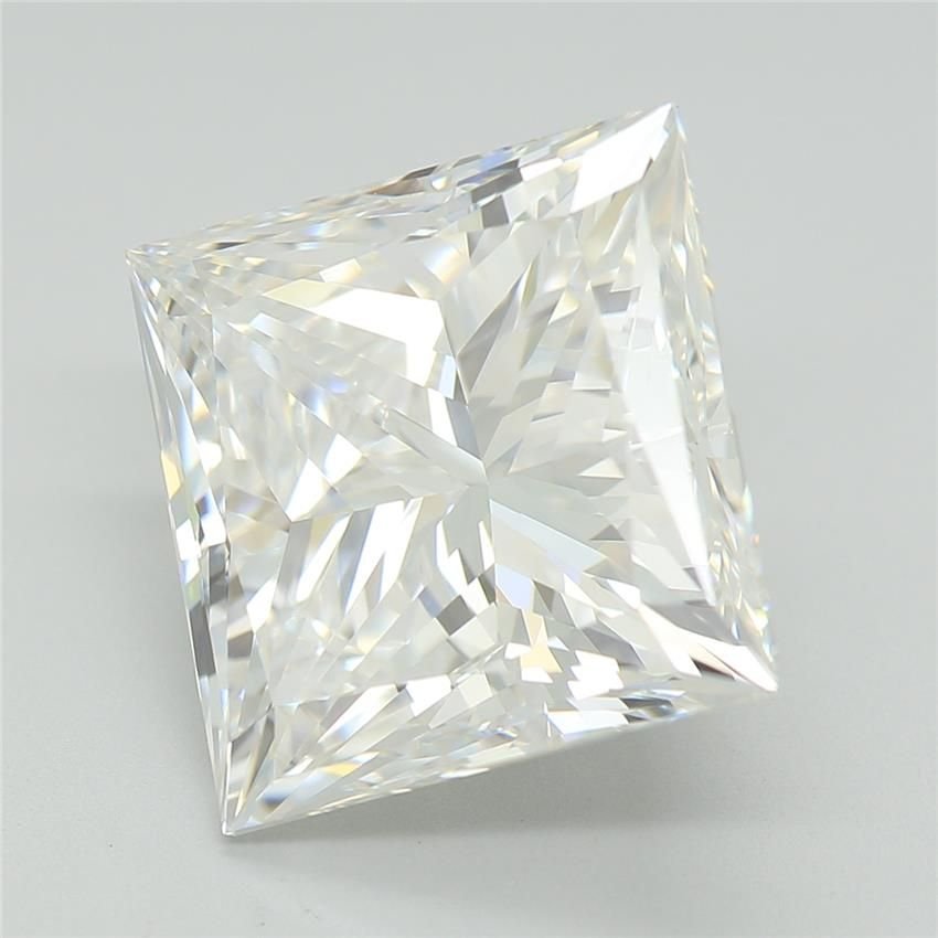 5.00ct E VVS2 Rare Carat Ideal Cut Princess Lab Grown Diamond