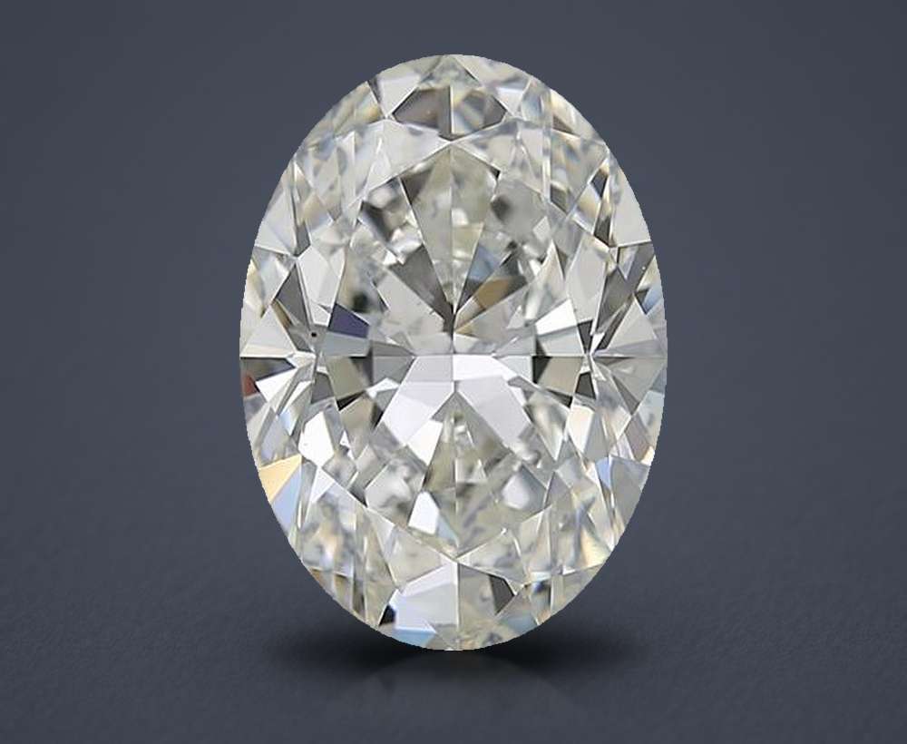 5.05ct I VS2 Rare Carat Ideal Cut Oval Diamond