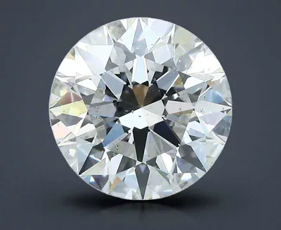 3.27ct H SI1 Rare Carat Ideal Cut Round Diamond