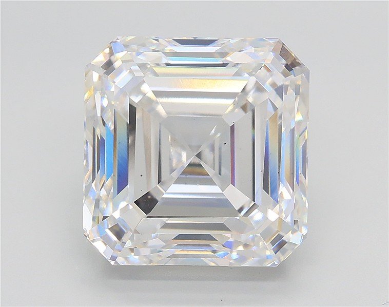 8.01ct E VS1 Rare Carat Ideal Cut Asscher Lab Grown Diamond