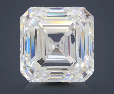 8.01ct E VS1 Rare Carat Ideal Cut Asscher Lab Grown Diamond