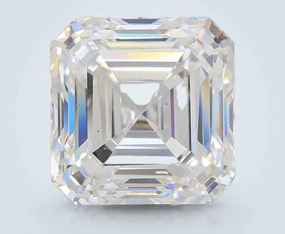 8.01ct E VS1 Rare Carat Ideal Cut Asscher Lab Grown Diamond