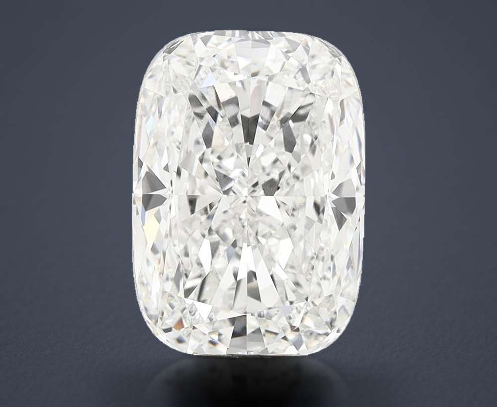 10.24ct F VVS2 Rare Carat Ideal Cut Cushion Lab Grown Diamond