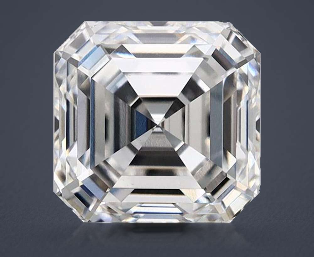 1.84ct E VS1 Rare Carat Ideal Cut Asscher Lab Grown Diamond