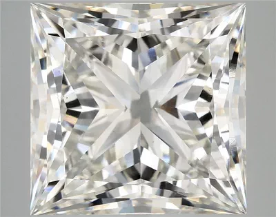 16.74ct H VS1 Rare Carat Ideal Cut Princess Lab Grown Diamond
