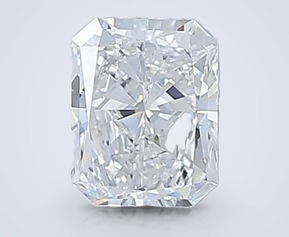 0.50ct E VVS2 Very Good Cut Radiant Diamond