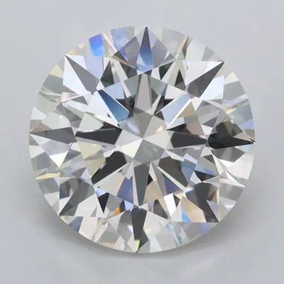3.04ct H VVS2 Rare Carat Ideal Cut Round Lab Grown Diamond