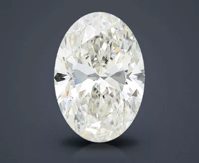 10.25ct H VS2 Rare Carat Ideal Cut Oval Lab Grown Diamond