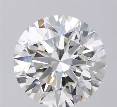 4.03ct J SI1 Rare Carat Ideal Cut Round Diamond