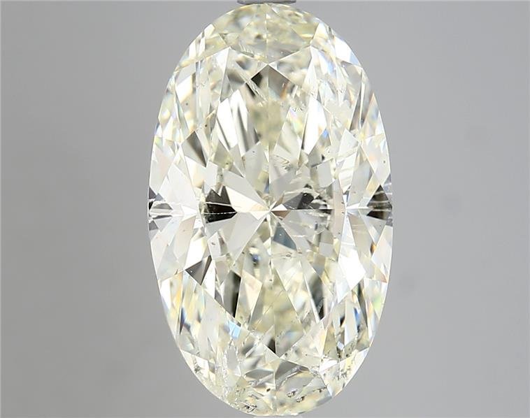 4.01ct J SI2 Rare Carat Ideal Cut Oval Diamond