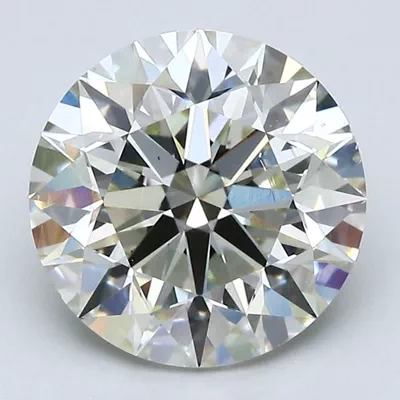3.52ct K VS2 Excellent Cut Round Diamond