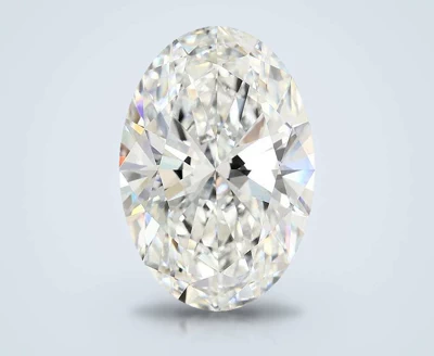 10.06ct F VVS2 Rare Carat Ideal Cut Oval Lab Grown Diamond