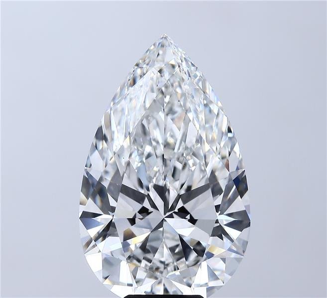 10.00ct E VS1 Rare Carat Ideal Cut Pear Lab Grown Diamond