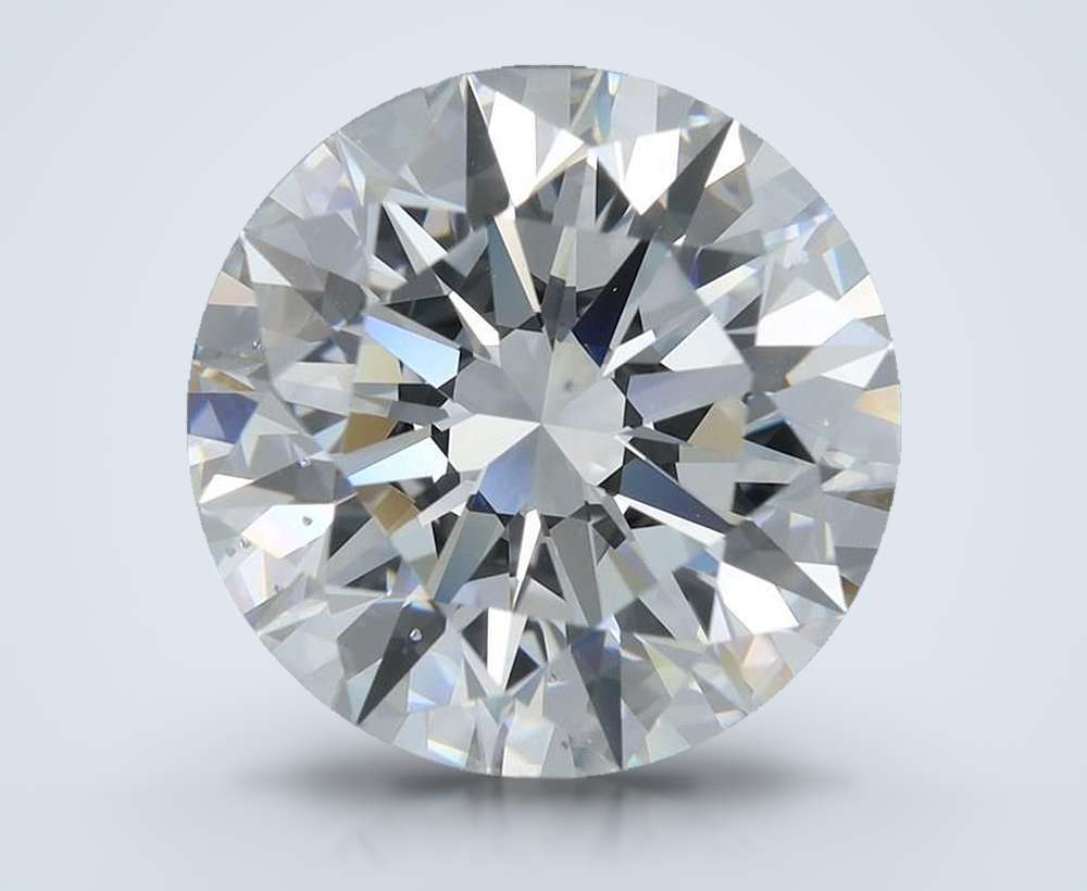 3.70ct D VS2 Rare Carat Ideal Cut Round Diamond