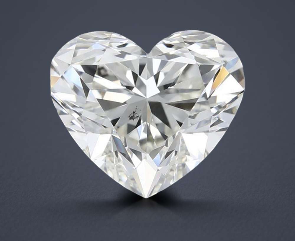 1.01ct I SI1 Rare Carat Ideal Cut Heart Diamond
