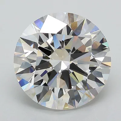 4.88ct F VS2 Rare Carat Ideal Cut Round Lab Grown Diamond