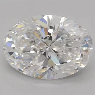 2.08ct D VVS2 Rare Carat Ideal Cut Oval Lab Grown Diamond