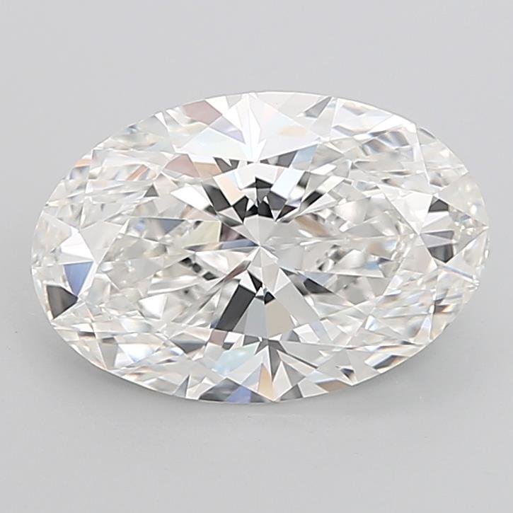 8.02ct F VVS2 Rare Carat Ideal Cut Oval Lab Grown Diamond