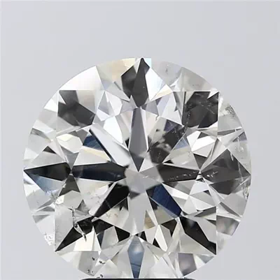 4.70ct I SI2 Rare Carat Ideal Cut Round Diamond