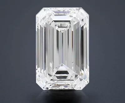 14.04ct F VVS2 Rare Carat Ideal Cut Emerald Lab Grown Diamond