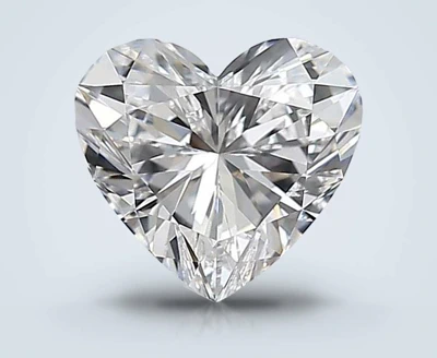 0.93ct D VVS2 Very Good Cut Heart Diamond
