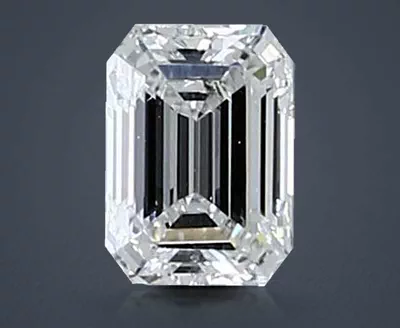 0.47ct D SI2 Very Good Cut Emerald Diamond
