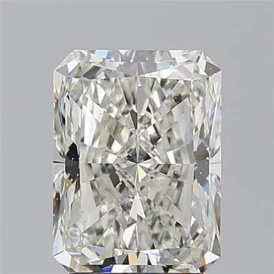 3.22ct I SI1 Rare Carat Ideal Cut Radiant Diamond