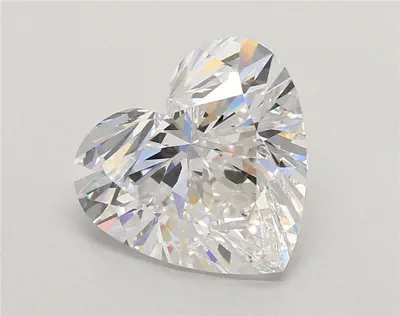 5.10ct D VVS2 Rare Carat Ideal Cut Heart Lab Grown Diamond