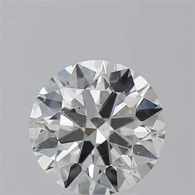 3.01ct H SI2 Rare Carat Ideal Cut Round Diamond