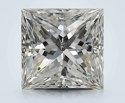 2.60ct I SI2 Rare Carat Ideal Cut Princess Diamond