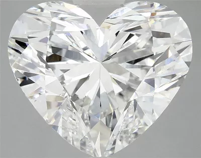 5.08ct E VVS2 Rare Carat Ideal Cut Heart Lab Grown Diamond