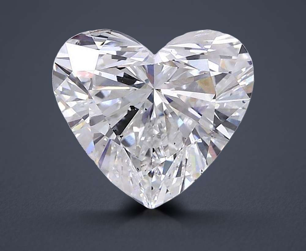 10.03ct F SI1 Rare Carat Ideal Cut Heart Lab Grown Diamond